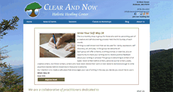 Desktop Screenshot of clearandnowhealing.com